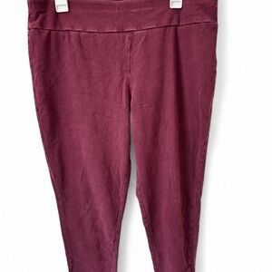 Terra & Sky Burgundy Scoop Neck Tee